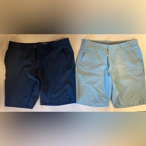 Men's Under Armour Navy and Light Blue Golf Shorts Size 38 10” 2 for $10